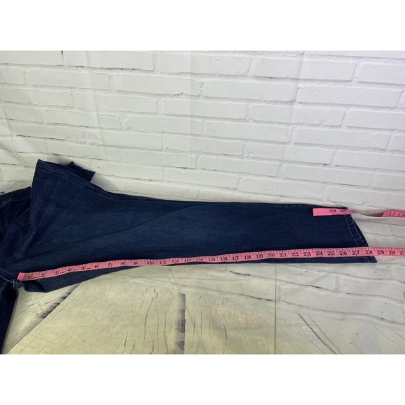 NEW 12 Thompson High Waisted Denim Jeans Dark Wash Stretch Womens Plus Size 24W - Picture 9 of 10